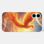 Fantasy Niedlich Flaming Phoenix Steigung Case-Mate iPhone Hülle (Rückseite (Horizontal))