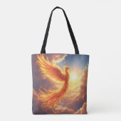 Fantasy Niedlich Flaming Phoenix Steigung Tasche (Rückseite)