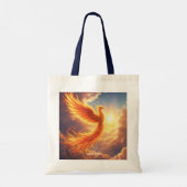 Fantasy Niedlich Flaming Phoenix Steigung Tragetasche (Rückseite)