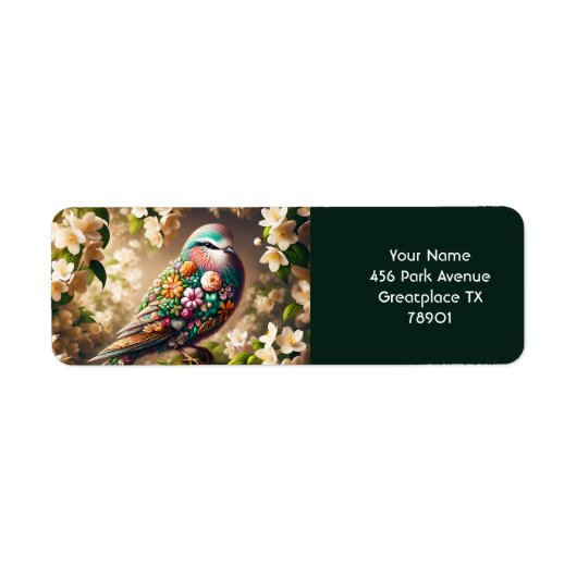 Fantasy Niedlich Floral Bird Jasmine (Vorne)