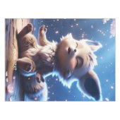 Fantasy Niedlich Flush Creative Sleeping Tischdecke (Vorderseite (Horizontal))