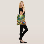 Fantasy Niedlich Forest Blume Schmetterlinge Tasche (Am Model)