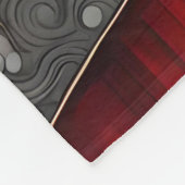 Fantasy Niedlich Forest Night Red Fleecedecke (Ecke)