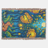 Fantasy Niedlich Forest Orange Road Decke (Vorderseite)