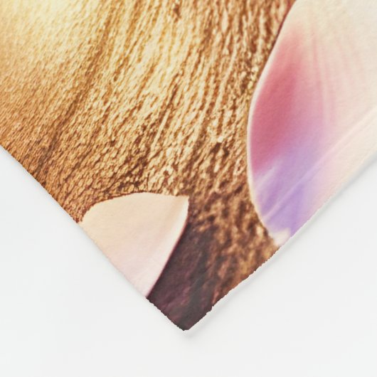 Fantasy Niedlich Fox Lay Sakura Fleecedecke (Ecke)