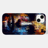 Fantasy Niedlich Fragments Man Face Case-Mate iPhone Hülle (Rückseite (Horizontal))