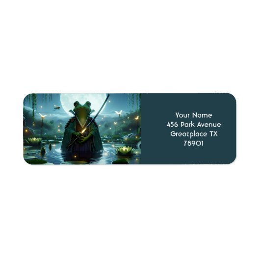 Fantasy Niedlich Frog Samurai Katana (Vorne)