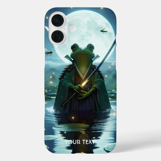 Fantasy Niedlich Frog Samurai Katana Case-Mate iPhone Hülle (Rückseite)