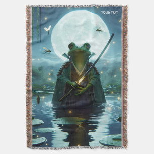 Fantasy Niedlich Frog Samurai Katana Decke