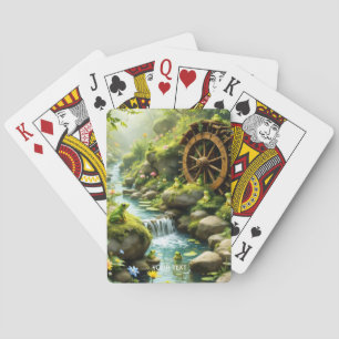 Fantasy Niedlich Froschwald Spielkarten