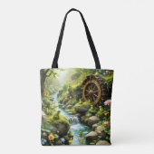 Fantasy Niedlich Froschwald Tasche (Rückseite)