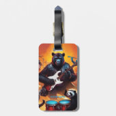 Fantasy Niedlich Funny Rock Band Gepäckanhänger (Rückseite vertikal)