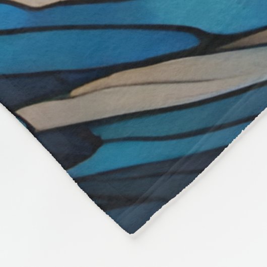 Fantasy Niedlich gestanztes Glas Surfer Fleecedecke (Ecke)