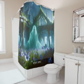 Fantasy Niedlich Ghost Old House Duschvorhang (Beispiel)