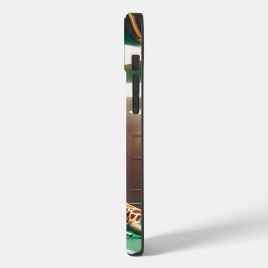 Fantasy Niedlich Giraffe Snooker spielen Case-Mate iPhone Hülle (Rückseite / Links)
