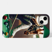 Fantasy Niedlich Giraffe Snooker spielen Case-Mate iPhone Hülle (Rückseite (Horizontal))