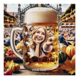 Fantasy Niedlich Girl City Tasse Poster