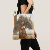 Fantasy Niedlich Girl Dragon Wüste Tasche (Von Nahem)