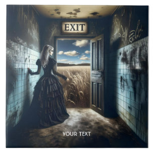 Fantasy Niedlich Girl Exit Korridor Fliese
