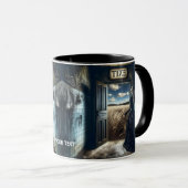Fantasy Niedlich Girl Exit Korridor Tasse (VorderseiteRechts)