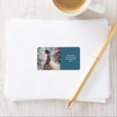 Fantasy Niedlich Girl Garden Blume Adressaufkleber (Insitu)