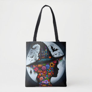 Fantasy Niedlich Girl Hexe Halloween Tasche