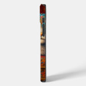 Fantasy Niedlich Girl Huge Cat Case-Mate iPhone Hülle (Rückseite / Links)