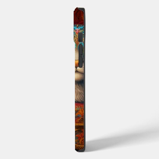 Fantasy Niedlich Girl Huge Cat Case-Mate iPhone Hülle (Rückseite / Links)