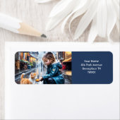 Fantasy Niedlich Girl Kitten Rain (Insitu)