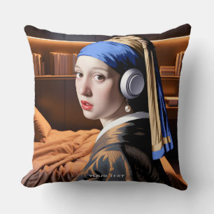Fantasy Niedlich Girl Pearl Kopfhörer Kissen