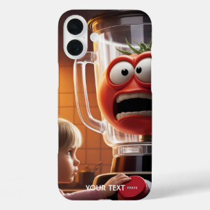 Fantasy Niedlich Girl Tomato Blender iPhone 16 Plus Hülle