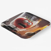 Fantasy Niedlich Girl Tomato Blender Pappteller (Gewinkelt)