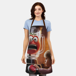 Fantasy Niedlich Girl Tomato Blender Schürze
