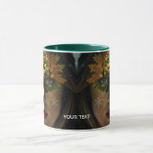 Fantasy Niedlich Girl Tree Landschaft Tasse (Zentrum)