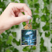 Fantasy Niedlich Girl Water Umbrella Schlüsselanhänger (Hand)