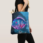 Fantasy Niedlich Glass Fish City Tasche (Von Nahem)