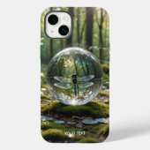 Fantasy Niedlich Glass Sphere Dragonfly Case-Mate iPhone Hülle (Rückseite)