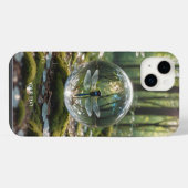 Fantasy Niedlich Glass Sphere Dragonfly iPhone Hülle (Rückseite (Horizontal))