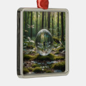 Fantasy Niedlich Glass Sphere Dragonfly Ornament Aus Metall (Rechts)