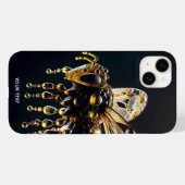 Fantasy Niedlich Glass Yellow Black Bee Case-Mate iPhone Hülle (Rückseite (Horizontal))
