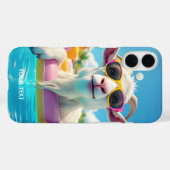 Fantasy Niedlich Goat Float Brille Case-Mate iPhone Hülle (Rückseite (Horizontal))