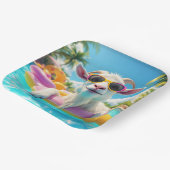 Fantasy Niedlich Goat Float Brille Pappteller (Gewinkelt)