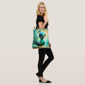 Fantasy Niedlich Green Baby Peacock Tasche (Am Model)
