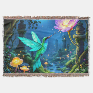 Fantasy Niedlich Green Bird Blume Decke