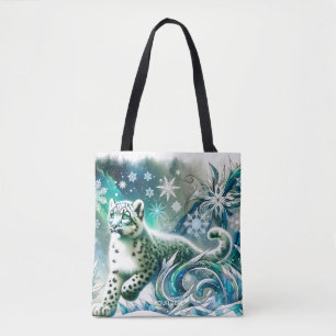 Fantasy Niedlich Green Eyes Leopard Tasche