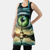 Fantasy Niedlich Green Eyes Paris Schürze (InSitu)