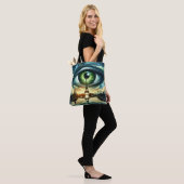 Fantasy Niedlich Green Eyes Paris Tasche (Am Model)