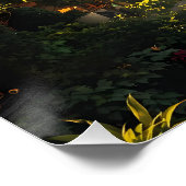 Fantasy Niedlich Green Future City Poster (Ecke)