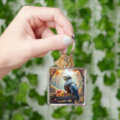 Fantasy Niedlich Griffin Farmstand Tree Schlüsselanhänger (Hand)