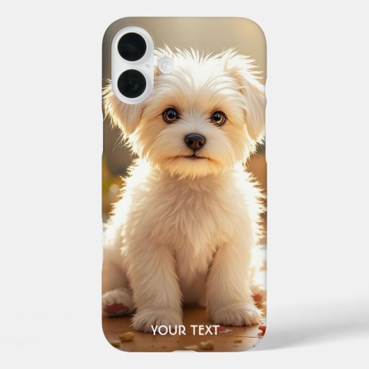 Fantasy Niedlich Happy Maltese Puppy Case-Mate iPhone Hülle (Rückseite)